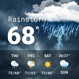 Weather app - Radar & Widget のアイコン